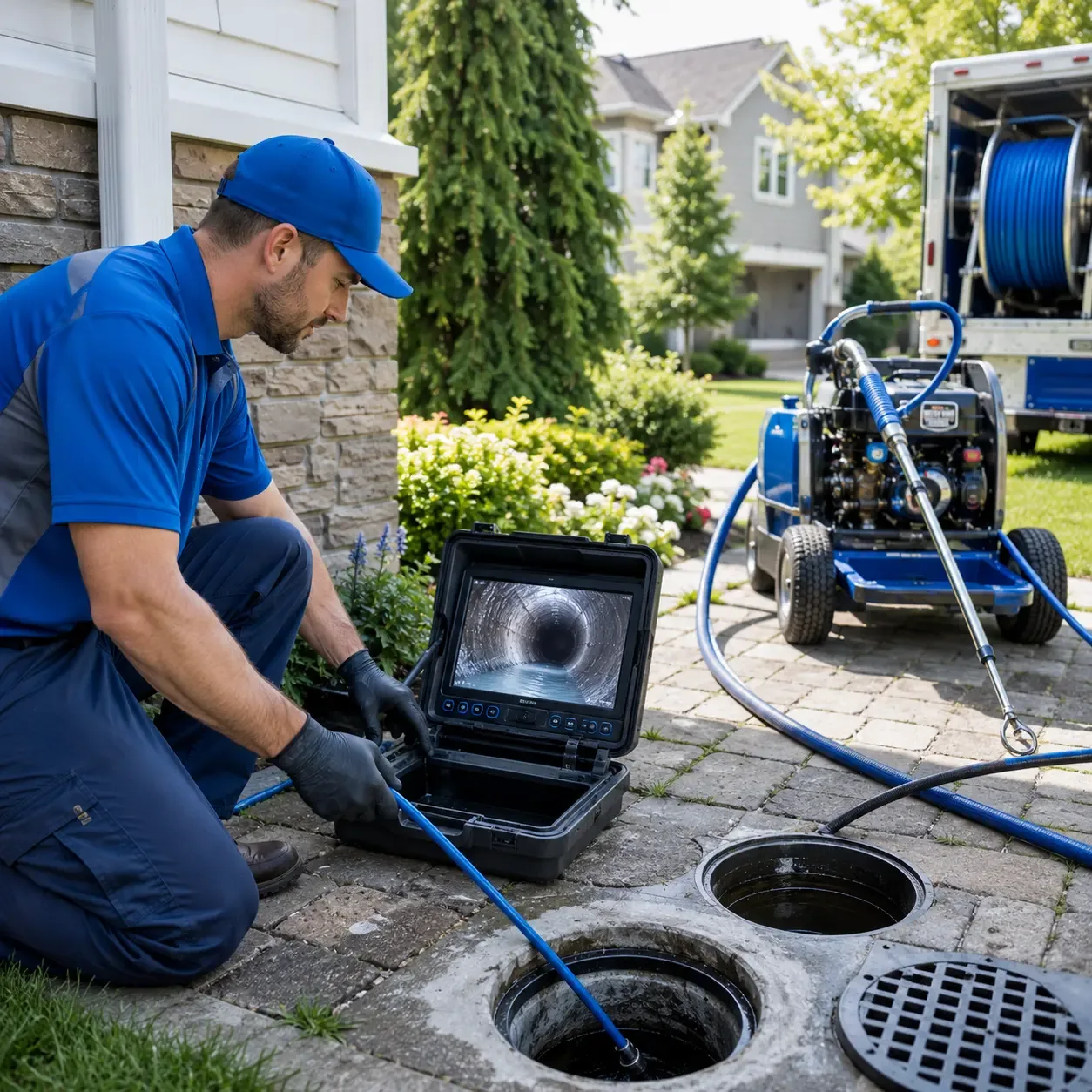 Outdoor drain cleaning professionals serving Coats, NC